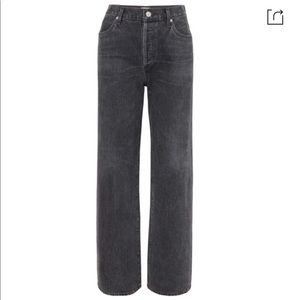 Citizens of Humanity black high-waisted jeans